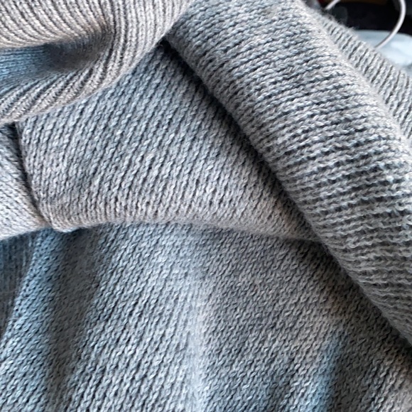 Lulu's Tea Reader Light Grey Sweater Dress Small - Picture 9 of 9